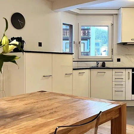 Appartement Furnished Platz Close To Wef Davos